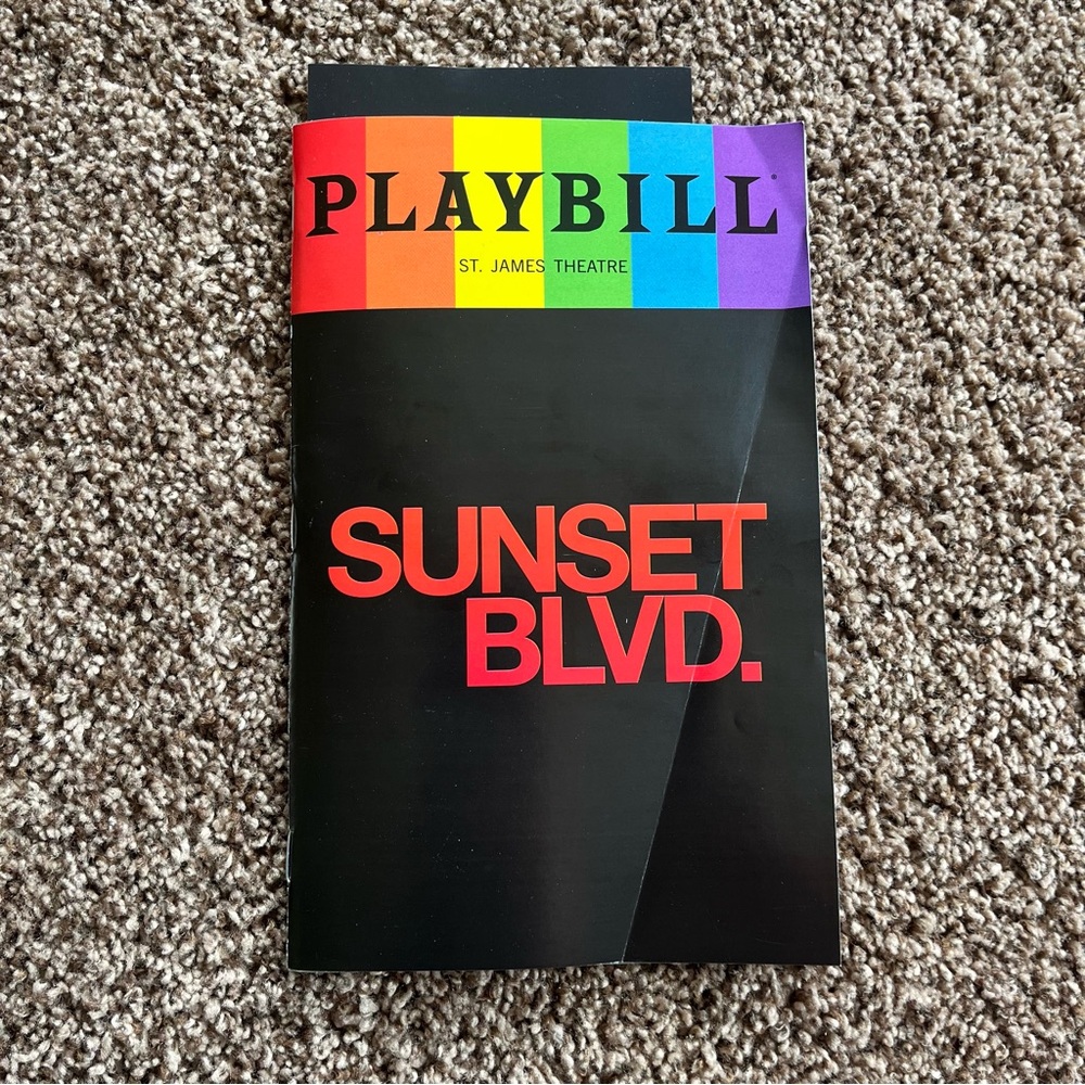 Sunset Blvd Pride Playbill June 2025
